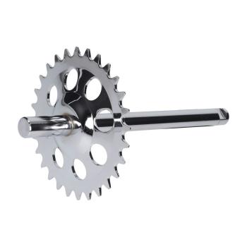 Tretwelle Fast Arrow 28 Zähne Chrom